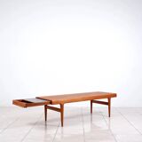 Large teak coffee table by Johannes Andersen for Uldum Møbelfabrik