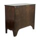 Grande commode antique anglaise bow front 1860 placage d'acajou 106cm