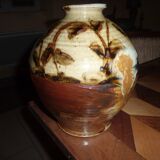 large stone vase - Yves Morvan