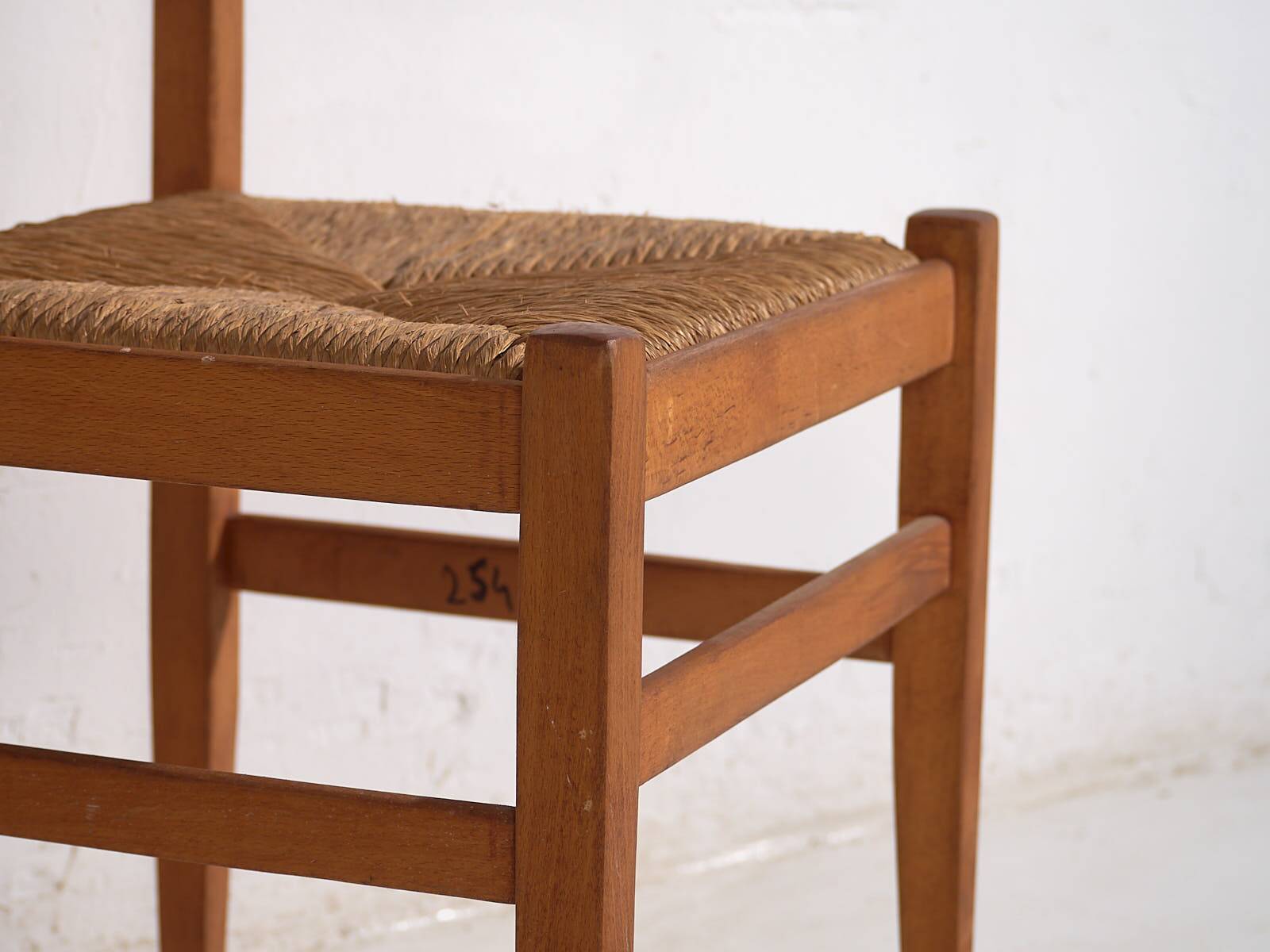 Antique rattan chair (c.1920) #7