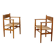 2x Hans J. Wegner CH37 in oiled oak, 1970s Denmark