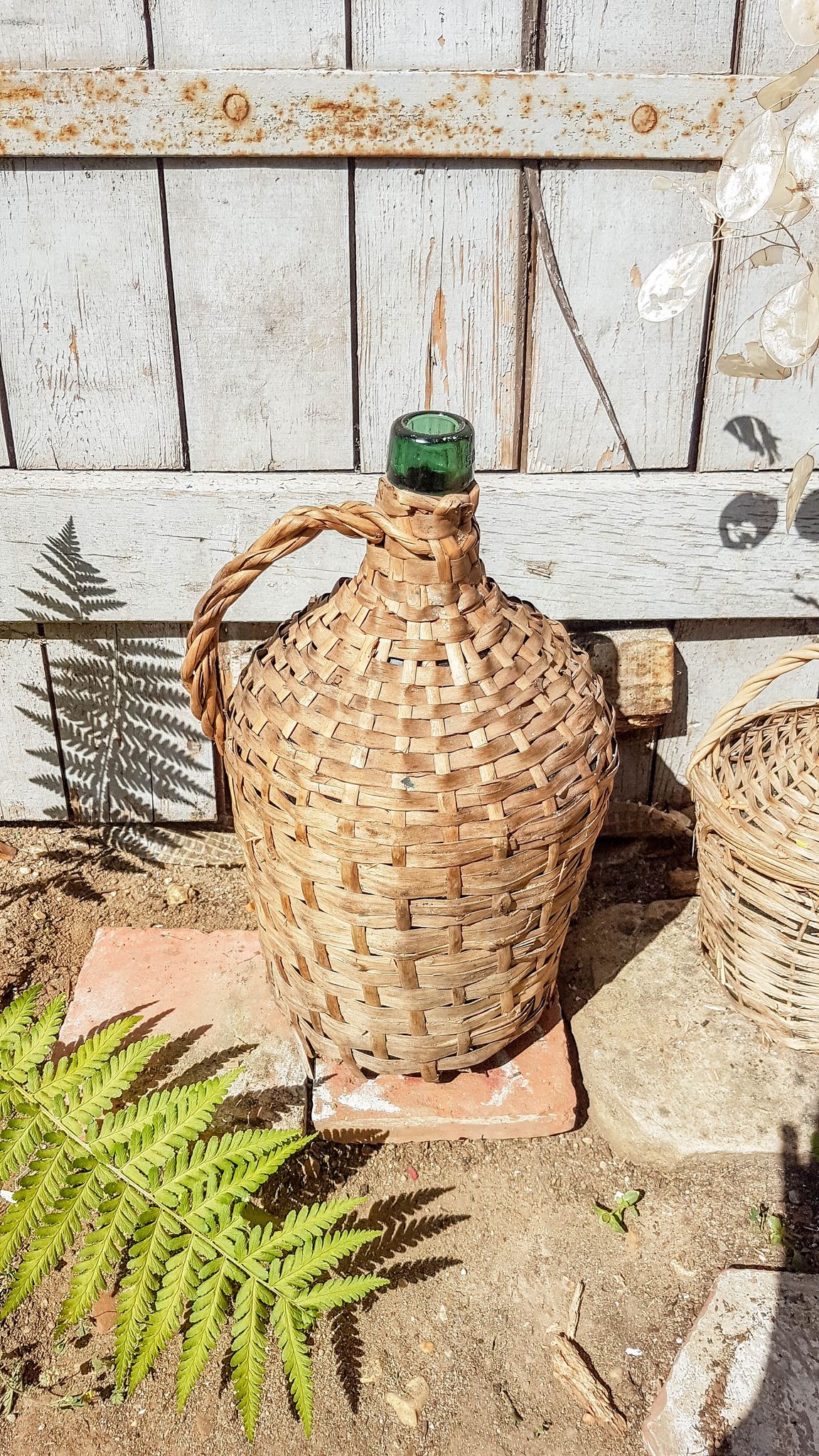 Vintage demijohn