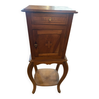 Religious sideboard in walnut