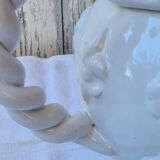 Émile Tessier white ceramic pitcher