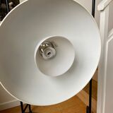 Industrial hanging lamp in white metal