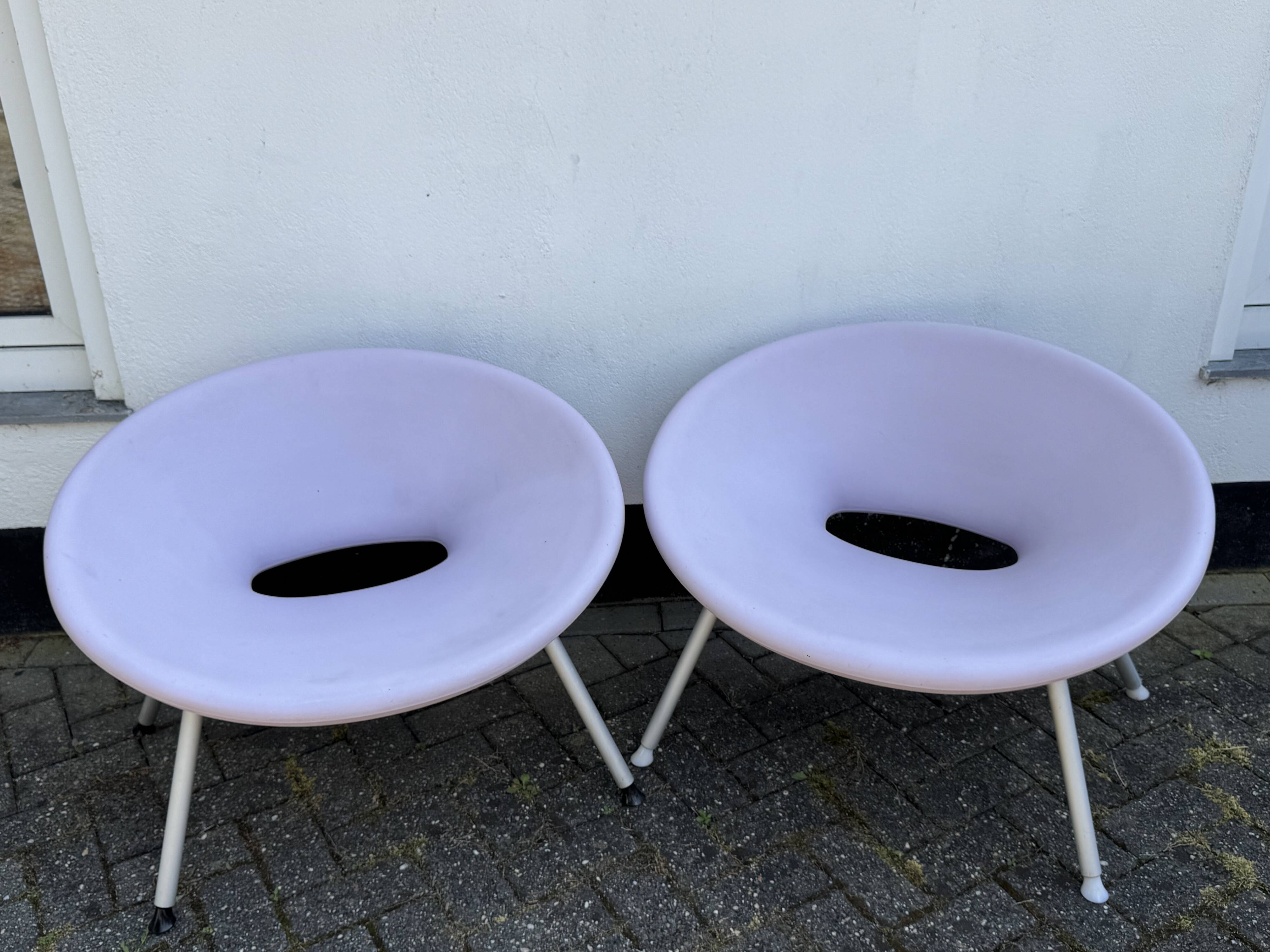 Paire de chaises Ploof de Philippe Starck pour Kartell