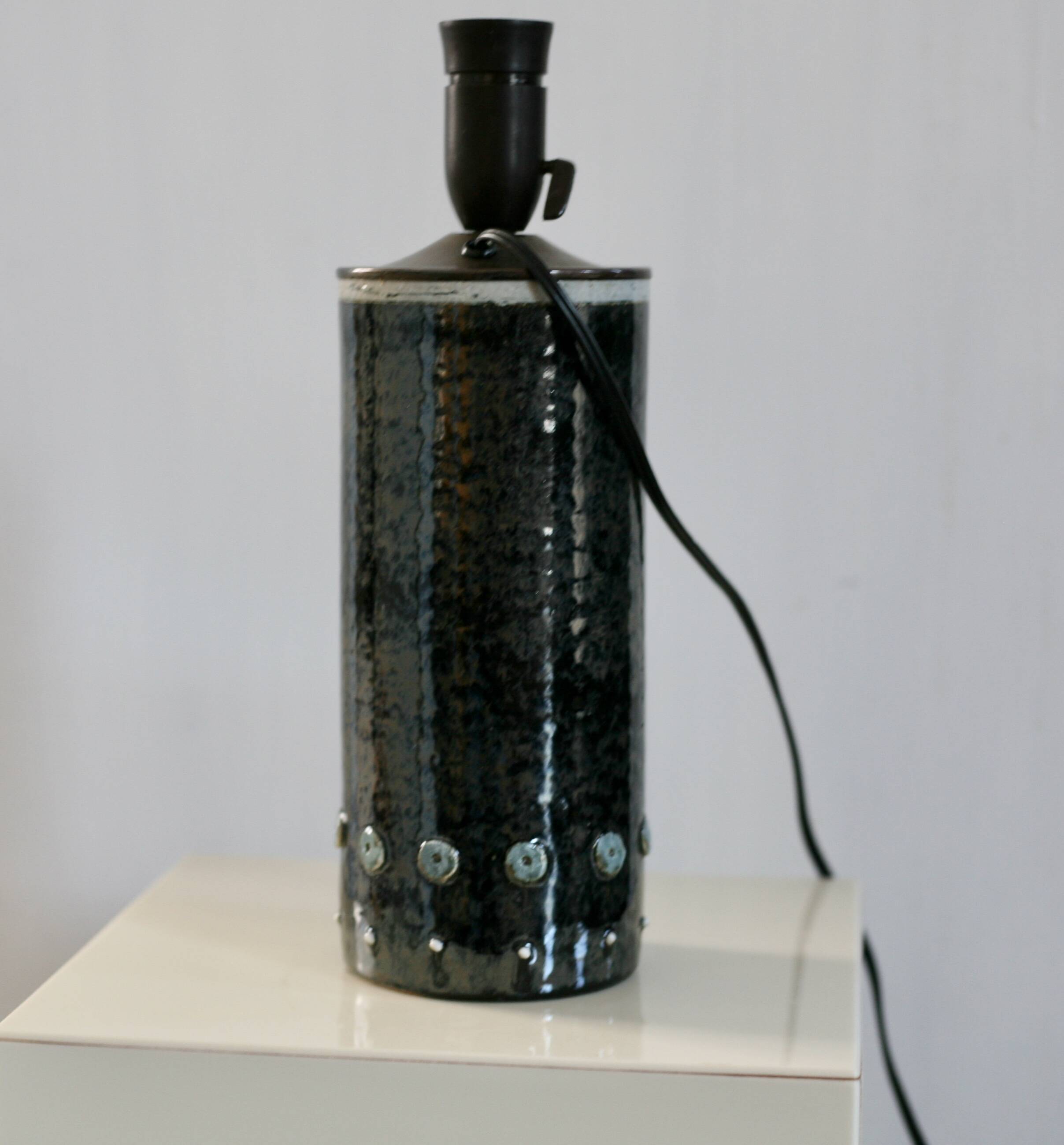 Ceramic lamp by Sylvia Leuchovius, Rorstrand, Sweden, 1970s