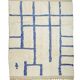 Traditional hand-woven Beni Ouraine rug, size 150 x 250 cm