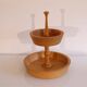 Vintage Scandinavian wooden tray 1970