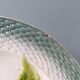 Set of 4 dessert plates in slurry St Amand Hamage