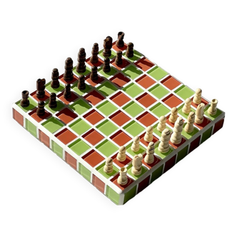 Small Italian ceramic chess board