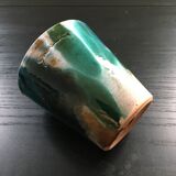Green flamed Basque pot