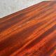 Interbellum side table with pronounced wood grain