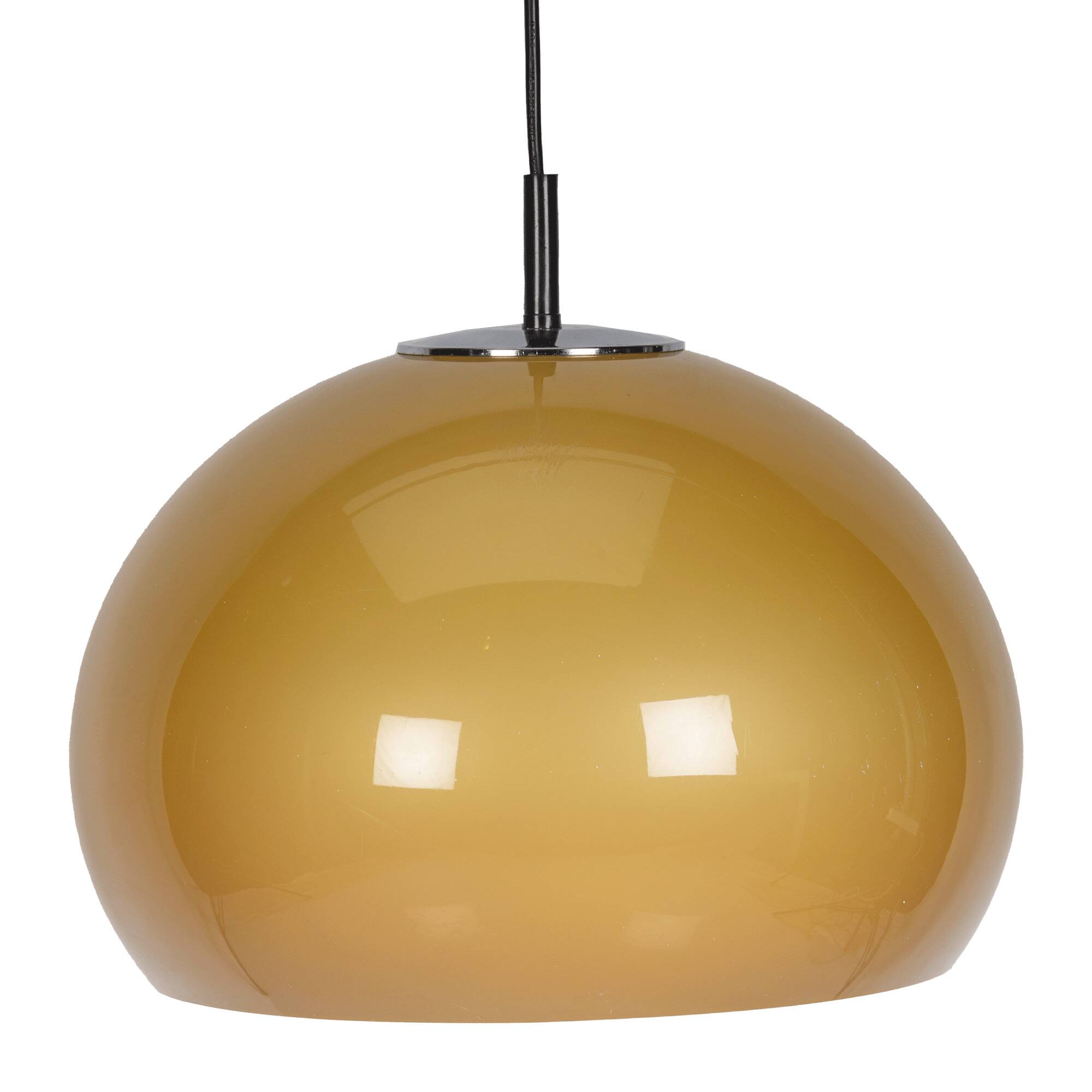 Brown space age pendant lamp