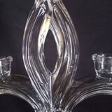 Candle holder 2 crystal arms