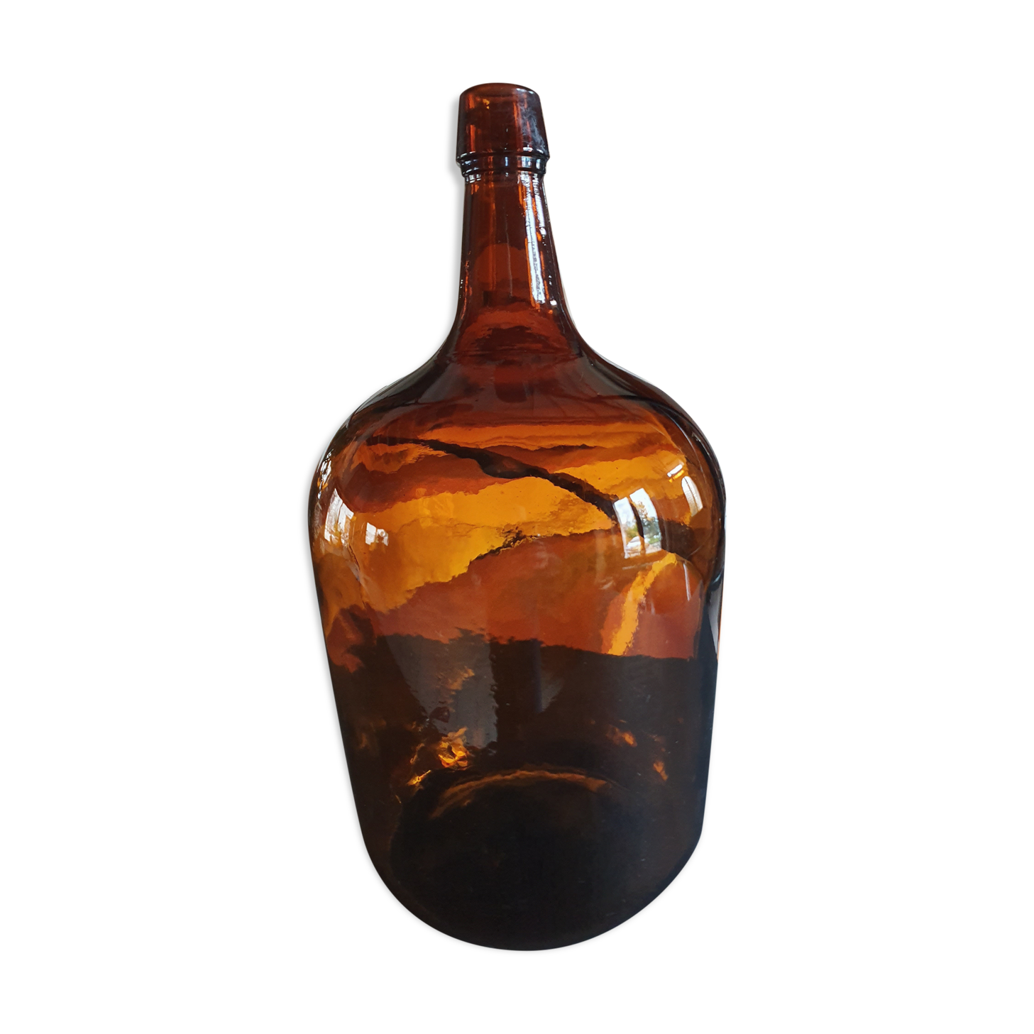 Demijohn ancient amber