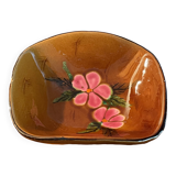 Saladier fleurs  plat Poet Laval