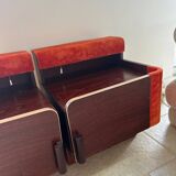Pair of 70s bedside tables