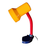 Multicolored table lamp Memphis style