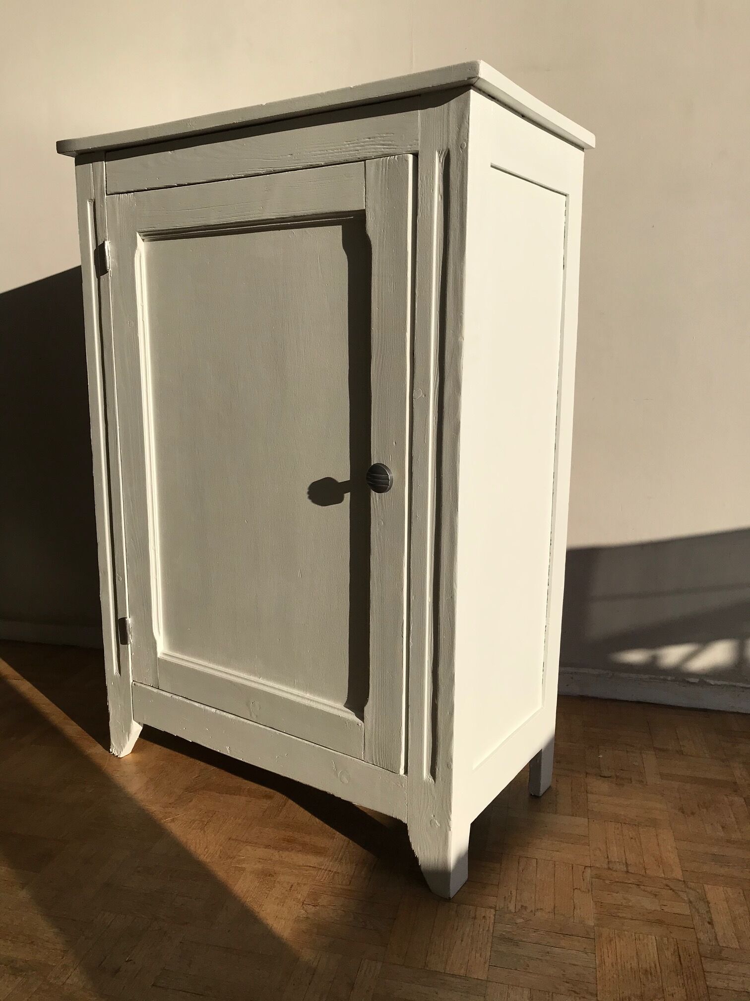 Parisian buffet of the 1940s painted white