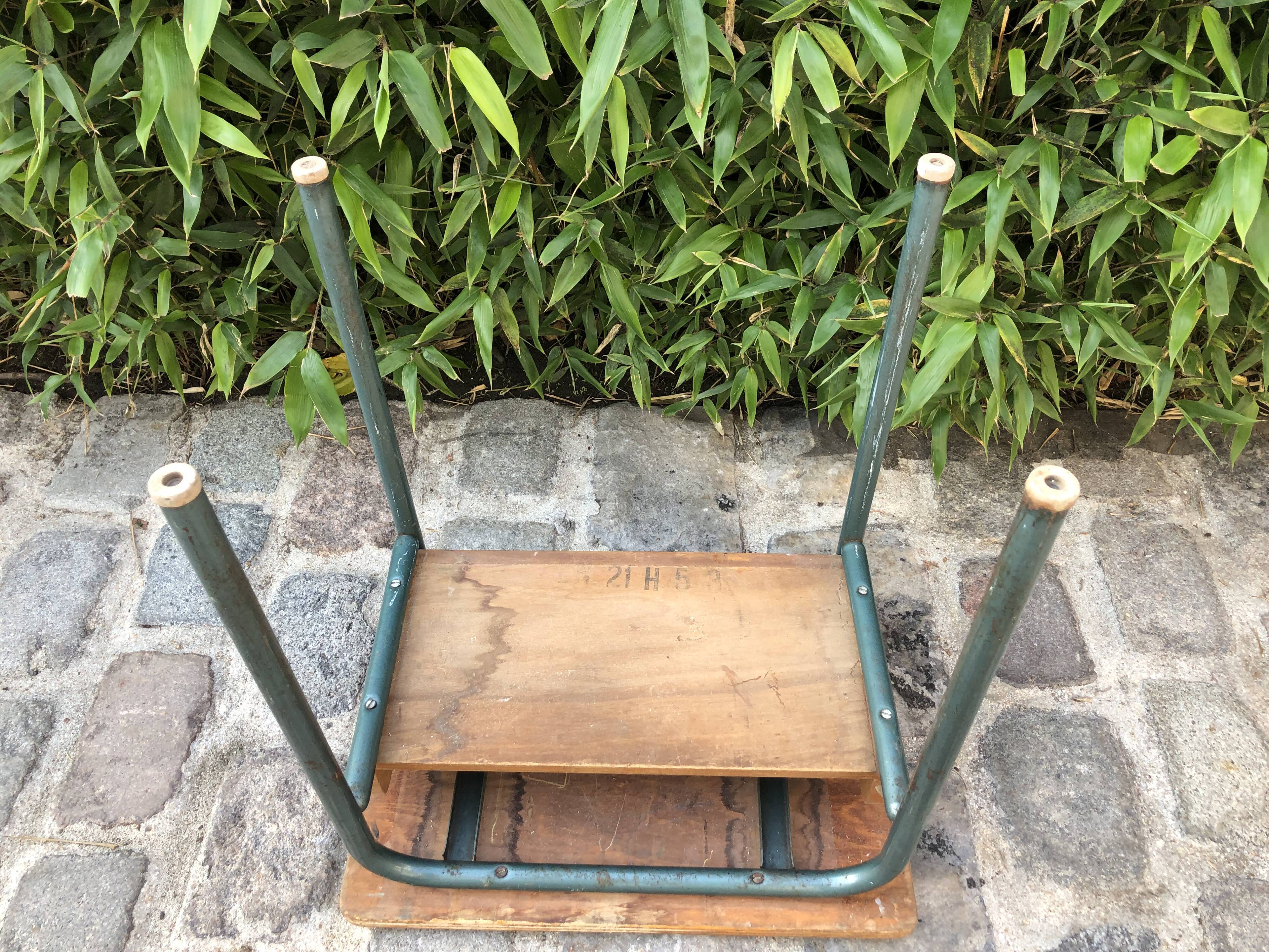 Table d'écolier vintage