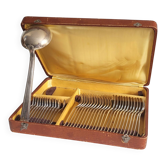 Art Deco silver-plated cutlery set, 37 pieces.