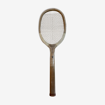 Vintage wooden tennis racket