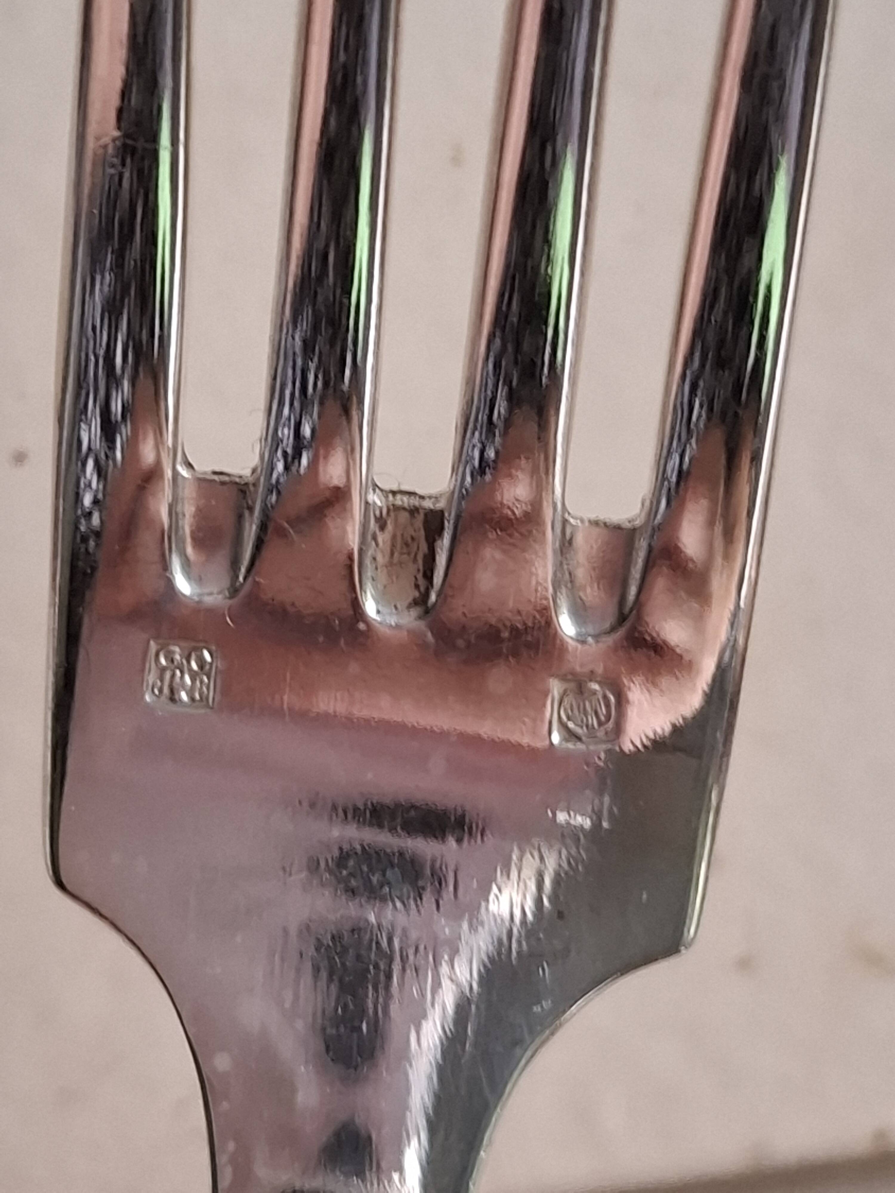 Orbrille 'Versailles' 89-piece silver cutlery set