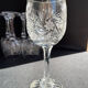 Cristal de Bohème - Verres à eau ou à vin (6) - Moderne milieu de siècle - Cristal taillé main