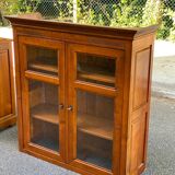 Louis XVI display case in solid wood
