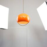 Space Age Orange Jolly Pendant Lamp from Guzzini, 1960s