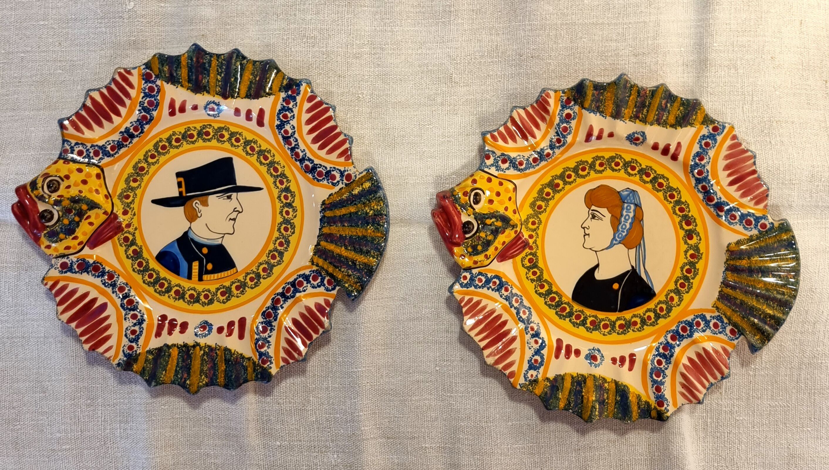 Duo plates Henriot
