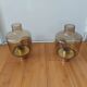 Pair of 60'S brass wall lamps, Hans Agne Jakobsson, model V212A
