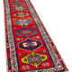 Handwoven Decorative Anatolian Red Runner Carpet 84 cm x 382 cm