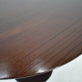 1960s Beech Round Dining Table, Czechoslovakia