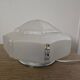Art Deco ceiling light in frosted glass, pointed.