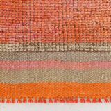 3x11 Coral Orange Bohemian Hallway Runner Rug, Rug For Hallway, 93x325 Cm