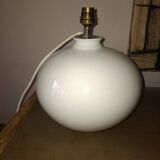 Limoges porcelain ball lamp base from the 60s and 70s