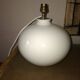 Limoges porcelain ball lamp base from the 60s and 70s