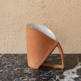 Emidio Galassi, modernist shaped pitcher in partially glazed ceramic