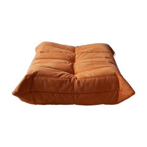 Ottoman Togo en microfibre orange