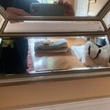 Hexagonal art deco mirror
