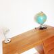 Scandinavian-style verni chene desk / vintage 60s
