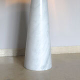 Angelo Mangiarotti coffee table in Italian Carrara marble, Eros series, Italy 1970s