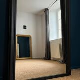 Miroir ancien Louis-Philippe noir 161cm/106cm