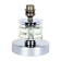 Art Deco lamp 1930 crystal and chrome metal