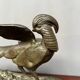 Rene Andre Varnier. Bronze figure of a pheasant on a green marble base.
