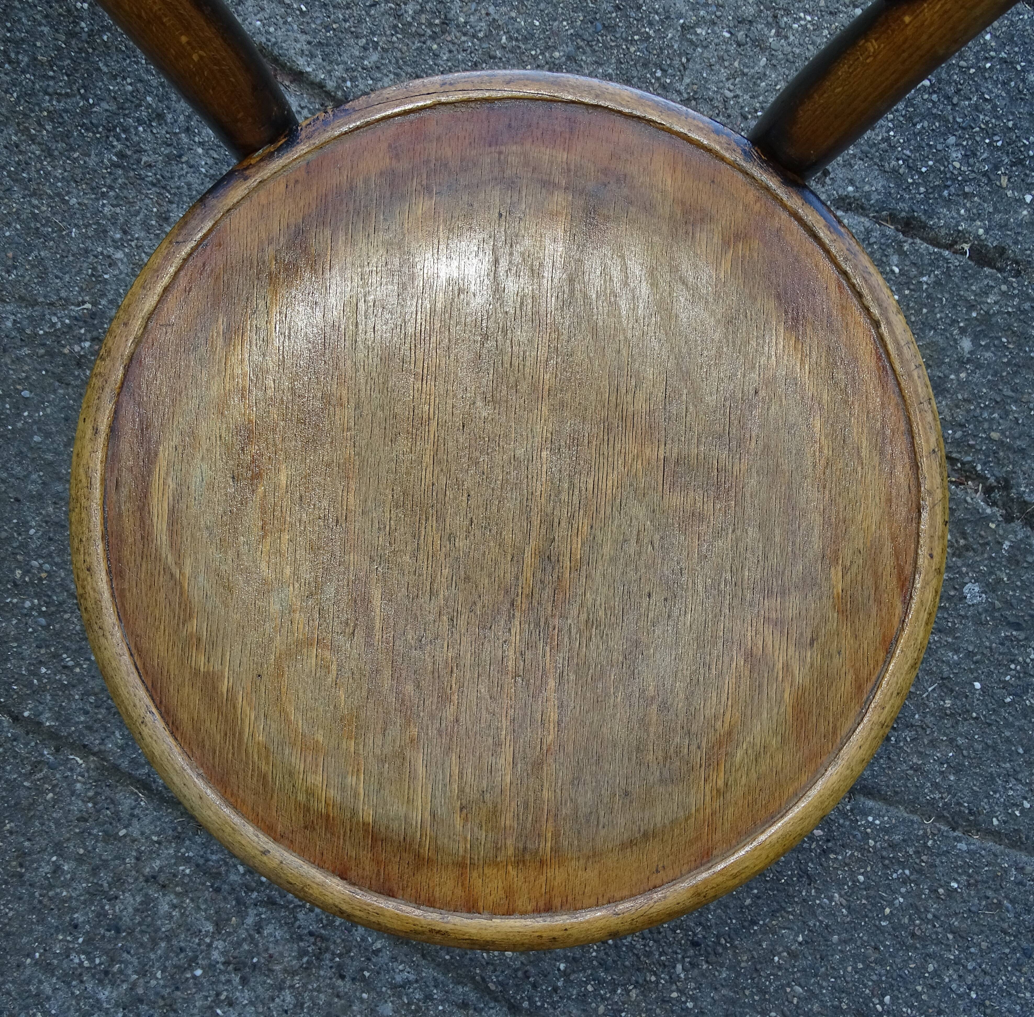 Paire de chaises bistrot par kohn n°14 1/2 vers 1900