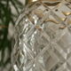 Fontaine à absinthe cristal taillé métal doré 1960