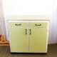 Yellow formica buffet